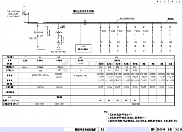 【重庆】城市隧道机电设计全套109张（通风照明消防供电）-图二