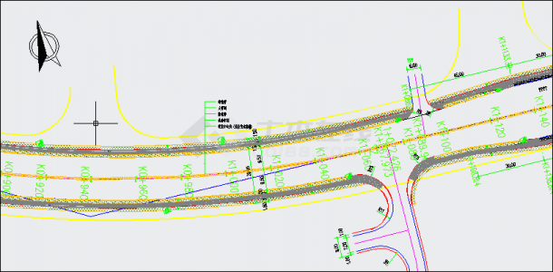 某地城市道路绿化改造工程全套施工图-图一