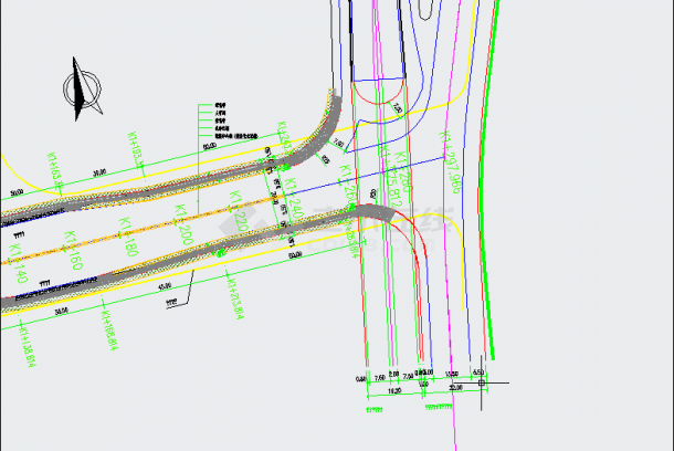 某地城市道路绿化改造工程全套施工图-图二