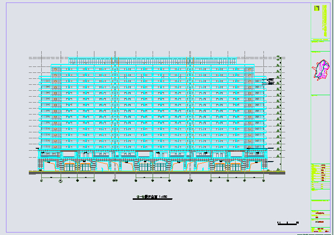 千岛湖17层度假公寓建筑设计施工图