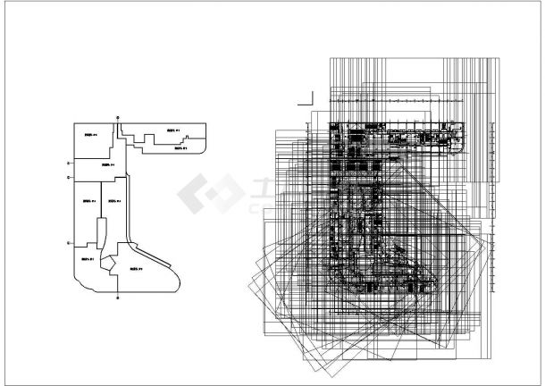 【江苏】商业国际广场通风空调及防排烟系统设计施工图（最新设计）-图一