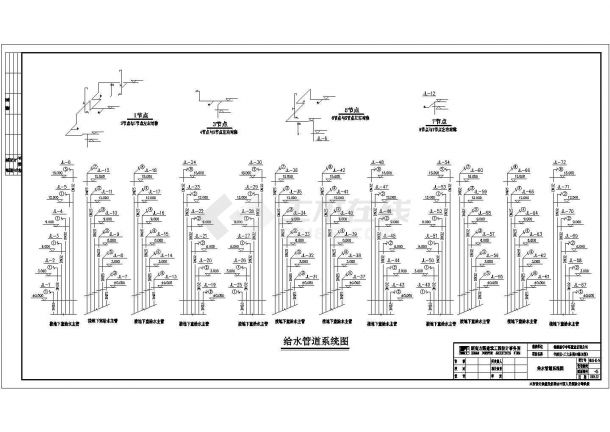 【湖南】某大学13#住宅楼给排水成套图纸-图一