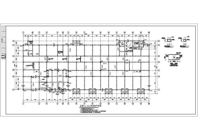 某地砖混结构医院结构设计施工图纸_图1