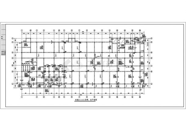 某地砖混结构医院结构设计施工图纸-图二