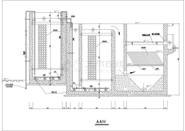 【福州】某医疗污水治理工程设计图纸-图二