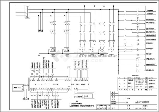 某太阳能PLC控制系统CAD参考图-图一