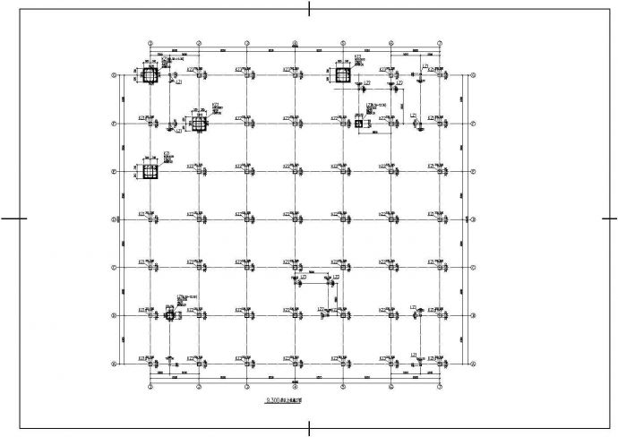 某地多层框架结构综合楼部分结构施工图_图1