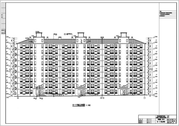 某地9层剪力墙结构住宅楼建筑设计方案图_图1