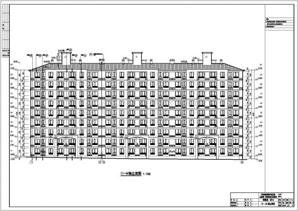 某地9层剪力墙结构住宅楼建筑设计方案图-图二