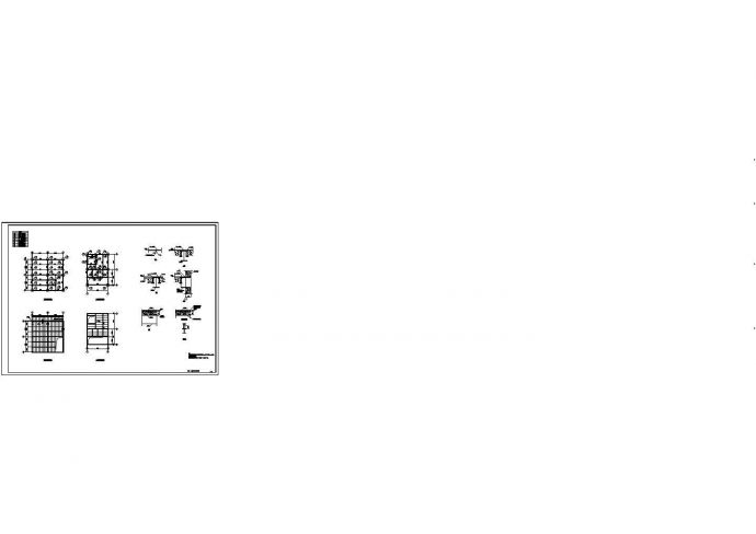 某钢框架夹层结构节点设计详图_图1