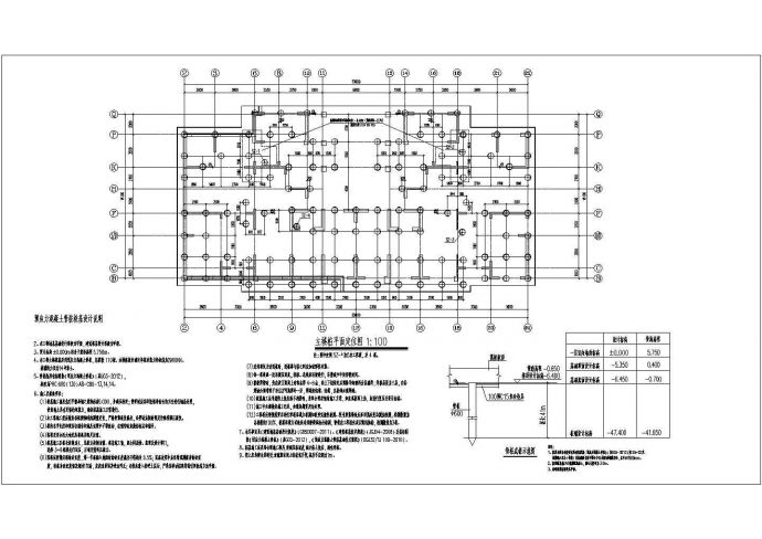 28层住宅楼结构图(剪力墙结构/7度0.1g/抗震等级二级)_图1