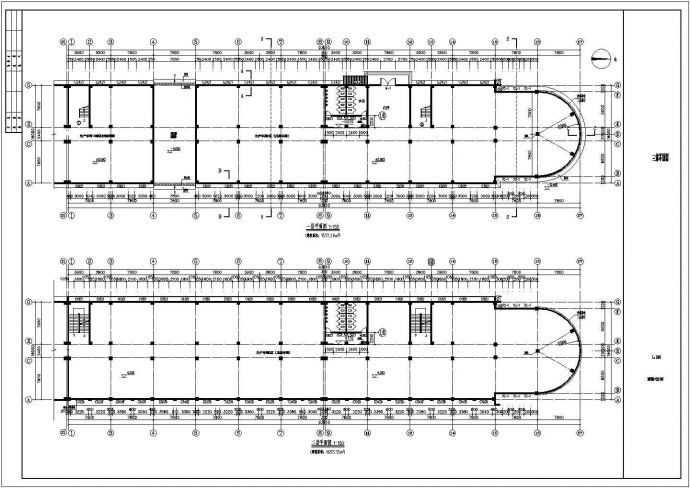 某地3层框架结构生产车间建筑设计施工图_图1