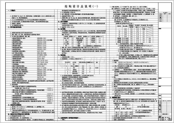 11层剪力墙结构住宅楼结构设计施工图-图二