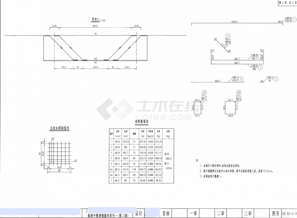 【湖北】（32+32+20）m现浇连续箱梁+6&times;20m后张连续T梁桥施工图-图二