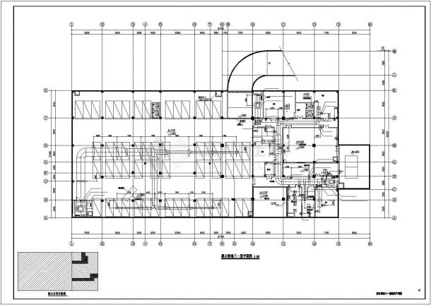 【广东】文体中心展览馆空调及防排烟系统设计施工图-图一