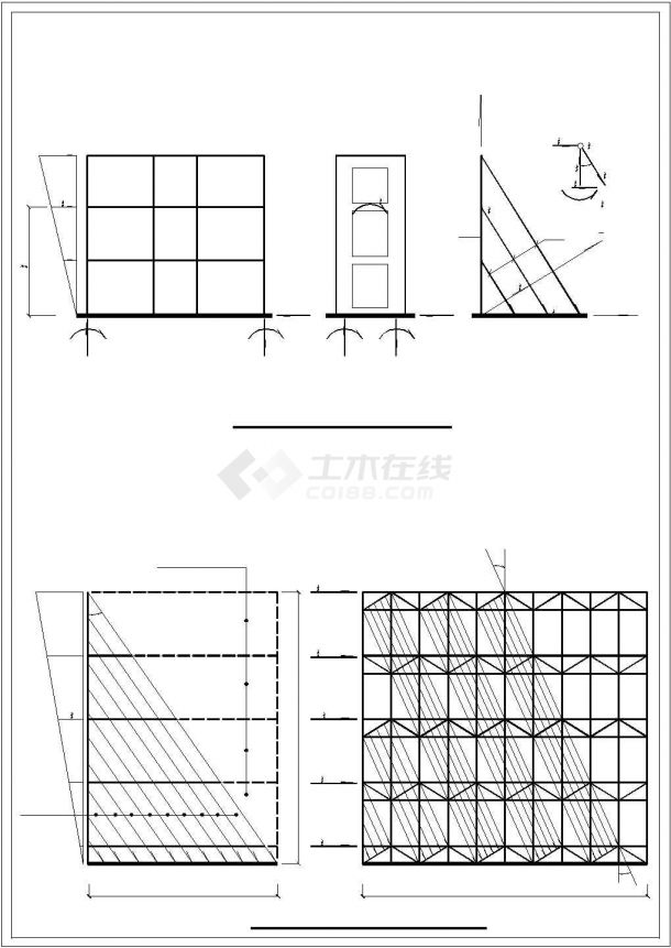 六边形钢筋混凝土单元体组合结构设计-图一