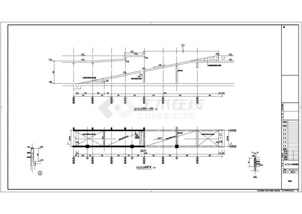 【温州】某地下室坡道结构设计节点构造详图-图二