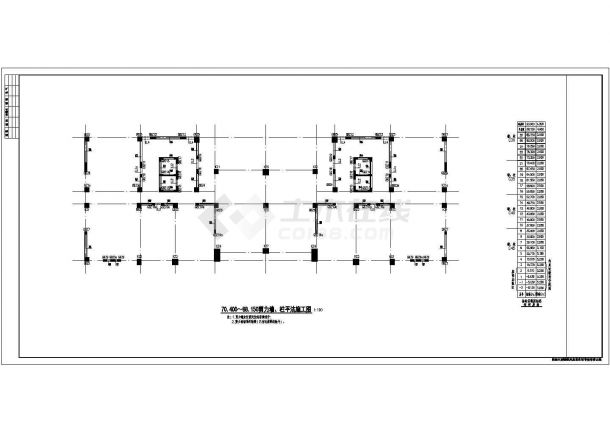 26层框架剪力墙结构财富国际广场结构施工图（CFG桩）-图二