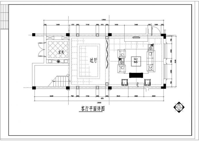 某地二层欧式别墅建筑装修设计施工图_图1