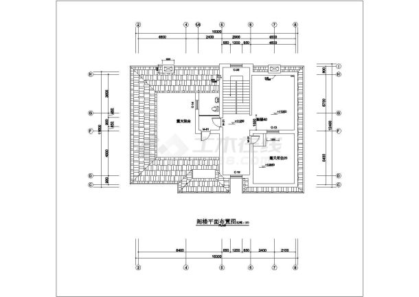 欧式别墅外观设计_欧式别墅外观设计cad图纸下载-土木在线-图二