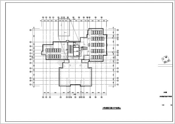 【广东】住宅小区三栋商住楼通风及防排烟系统设计施工图（含计算）-图二