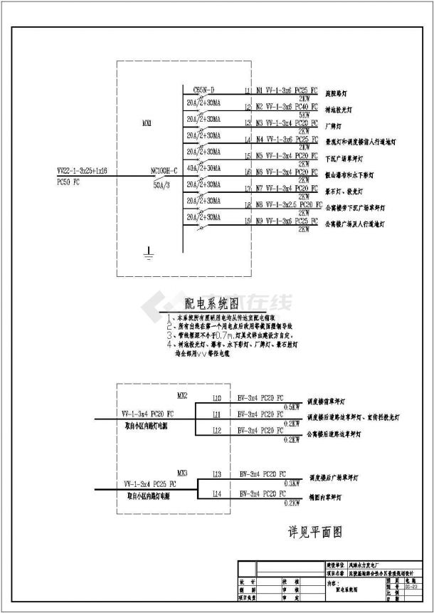 单位附属小区景观规划施工图（共30张图纸）-图一