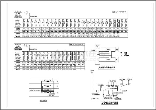 【重庆】中学校教学楼电气施工图纸-图二