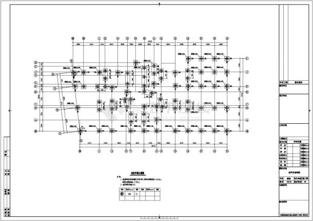 14层框架剪力墙结构商住楼结构施工图（含建筑图）-图一
