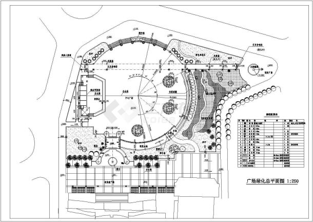 某广场景观施工全套图（共15张图纸）-图二