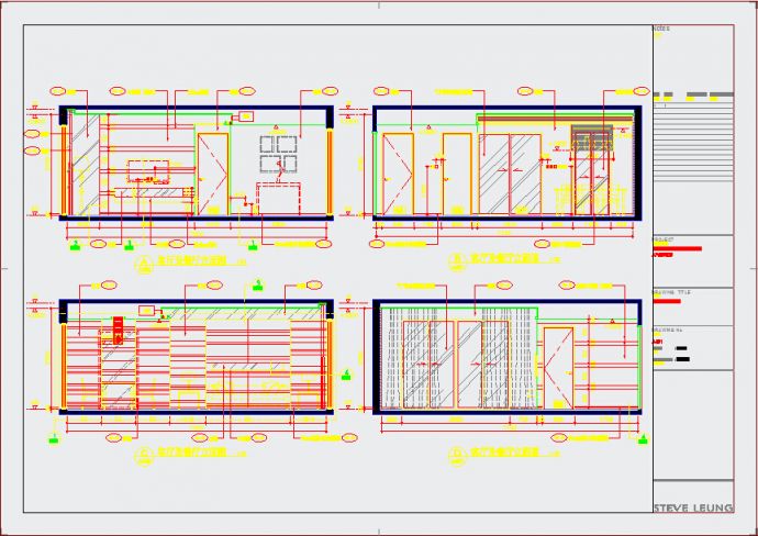 【广州】富力地产标准化样板房项目A戶型樣板房装修施工图_图1