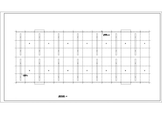 [芜湖]某单层LED厂房方案图，共4张_图1
