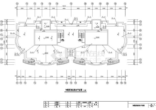 浙江Ⅵ区7#住宅楼给排水设计施工图-图一