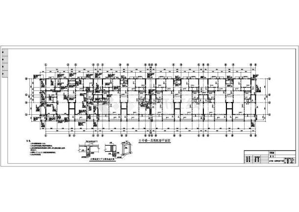 某住宅部分结构CAD大样详图-图一
