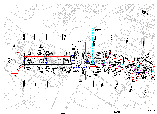 2车道市政道路施工图151张（含排水弱电浙江）-图二