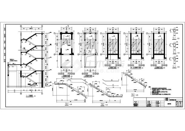 [四川]某小区七层框架结构7#住宅楼结构施工图-图一