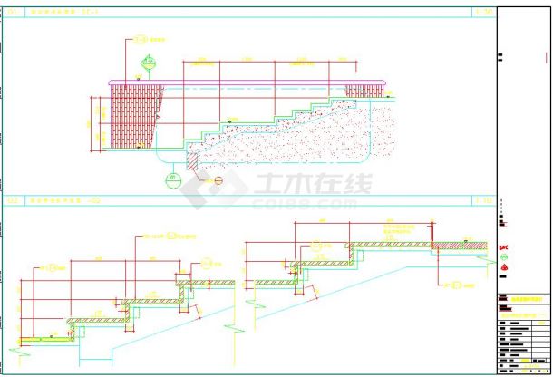  CAD construction reference drawing for landscape design of a residential area - Figure 1