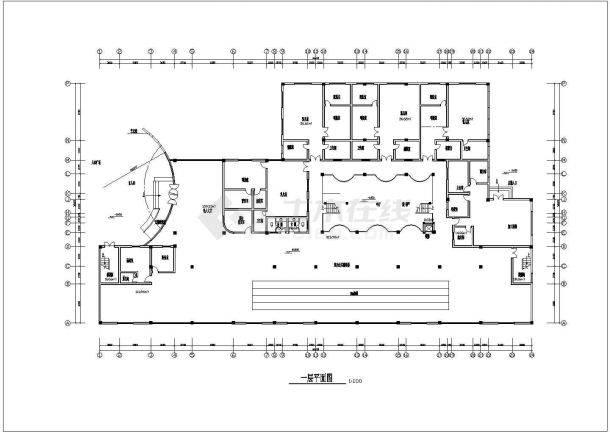 [广元市]某五层框架结构幼儿园建筑方案，共11张-图二
