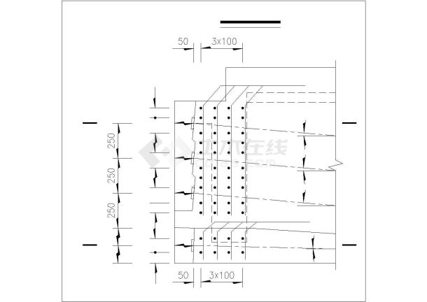 [湖北]25m装配式预应力混凝土箱梁通用图（知名大院）-图二
