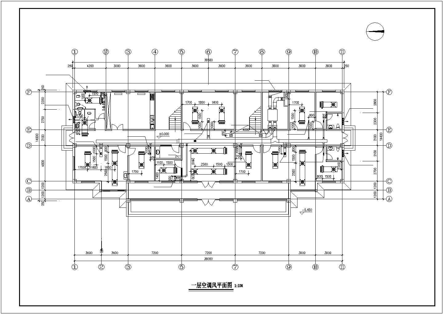 【河北】某办公楼中央空调设计施工图