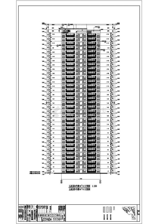 重庆某33层剪力墙结构住宅建筑方案图-图二