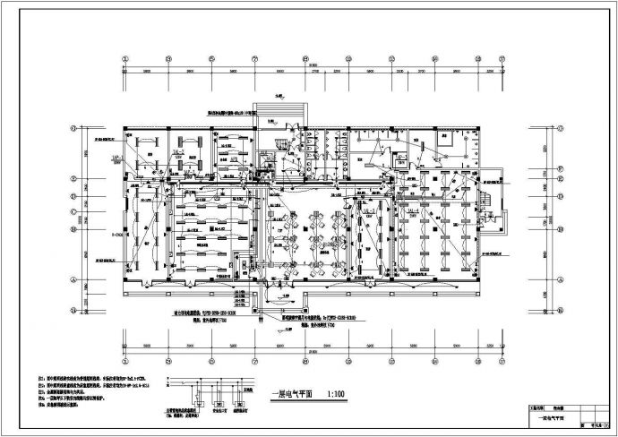 某五层公寓式综合楼电气设计施工图_图1
