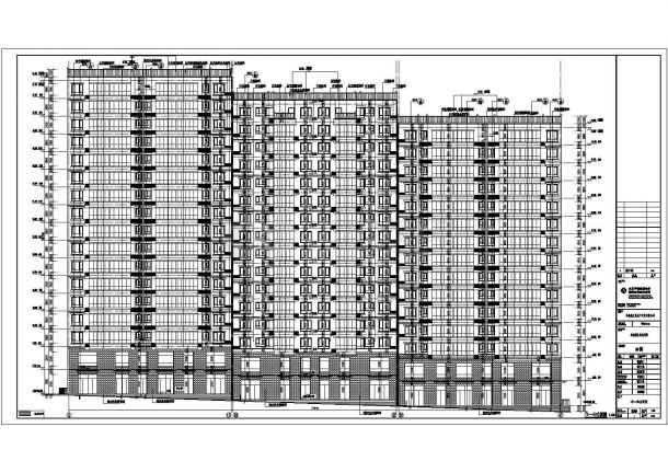 【河北】十七层剪力墙结构住宅设计施工图-图一