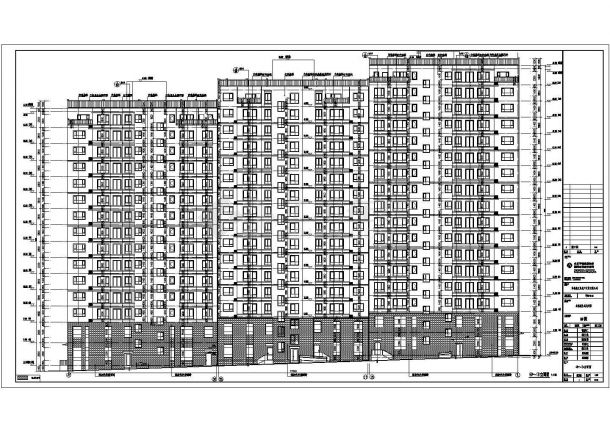 【河北】十七层剪力墙结构住宅设计施工图-图二