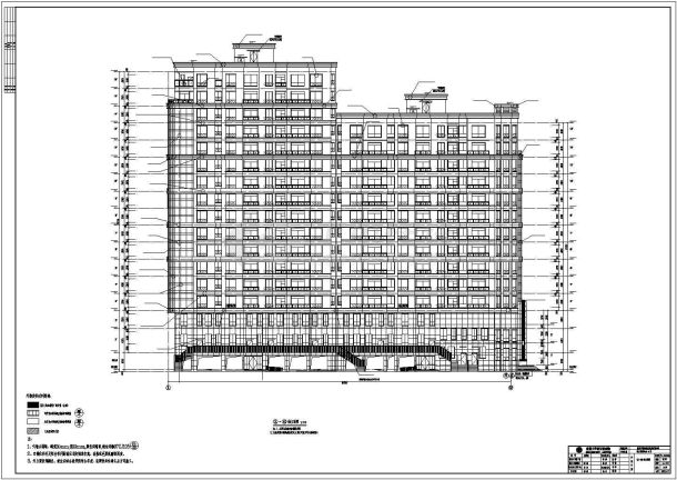 【江西】十六层剪力墙结构住宅设计施工图-图一