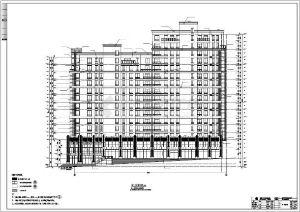 【江西】十六层剪力墙结构住宅设计施工图-图二
