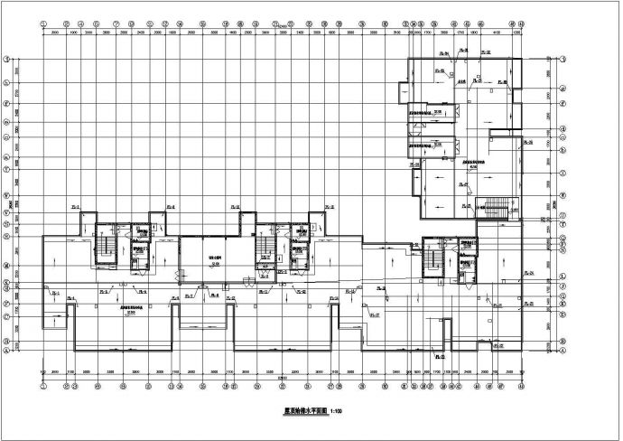 某16层单元式公寓楼给排水施工图_图1