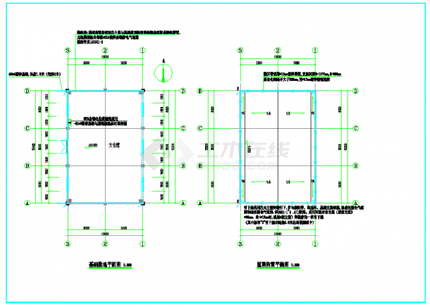 城西村某框架结构文化礼堂电气施工图（建筑高度四米）-图二