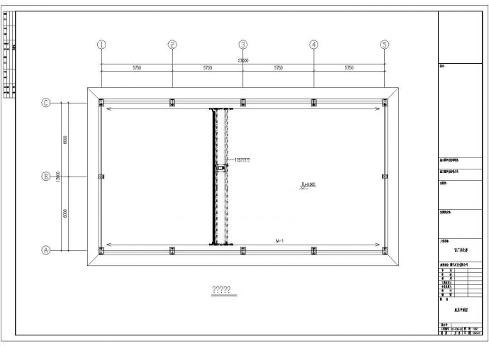 某地单层轻型门式钢架厂房施工图纸_图1