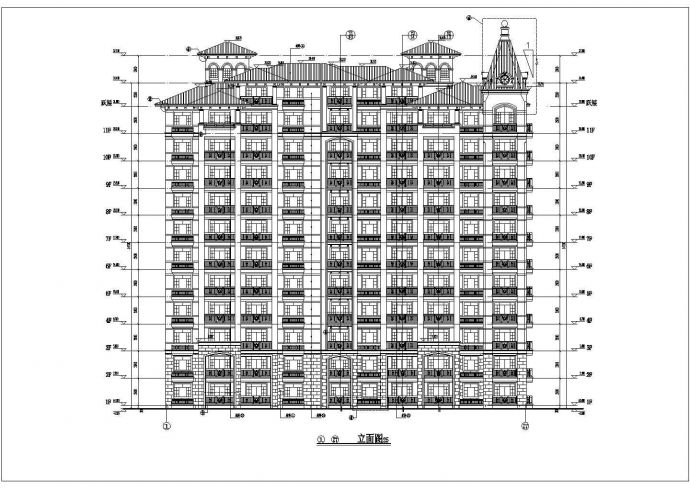 某地区某小区11层住宅楼建筑设计施工图_图1