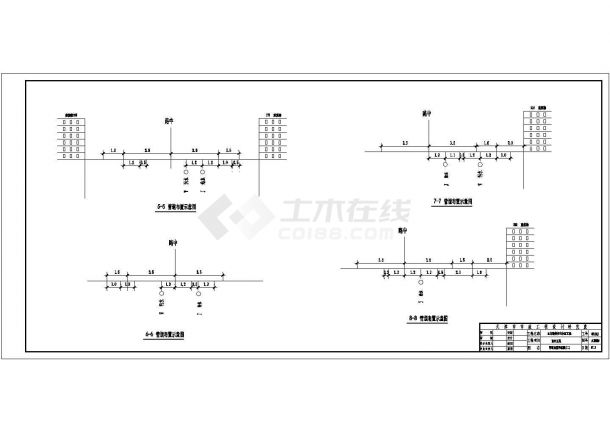 山东某小区景观施工图全套（共9张图纸）-图二